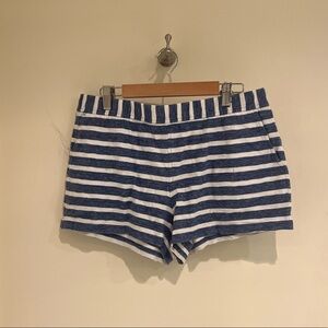 Vineyard Vines Cotton Blue Stripe Womens Shorts Small